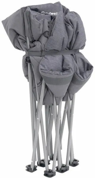 Outwell Sardis Lake Tweepersoons Vouwstoel - Grijs - Afbeelding 4