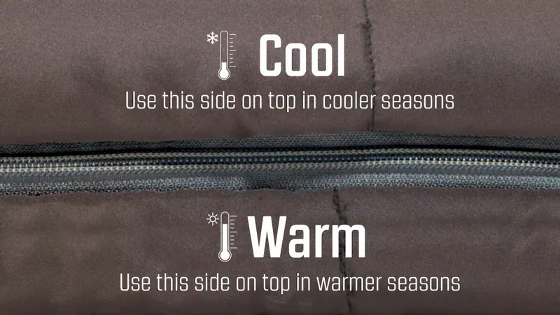 Outwell Contour Supreme Slaapzak - Grijs - Afbeelding 10