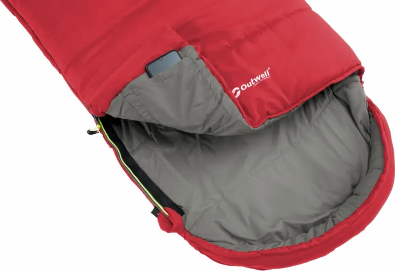 Outwell Campion Kinderslaapzak - Rood - Afbeelding 2