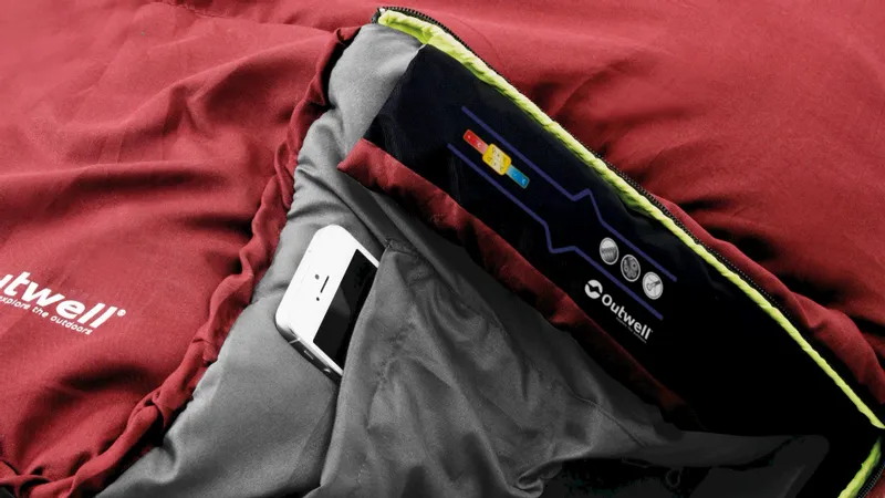 Outwell Campion Kinderslaapzak - Rood - Afbeelding 4