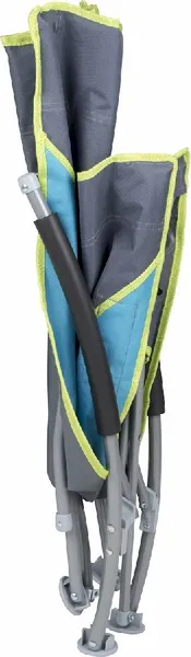 Bo-Camp Beach Chair Compact Vouwstoel - Blauw/grijs - Afbeelding 3
