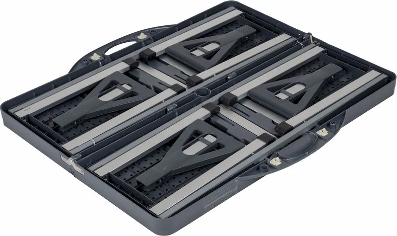 Bo-Camp 130 X 85 Inklapbare Picknicktafel - Grijs - Afbeelding 4