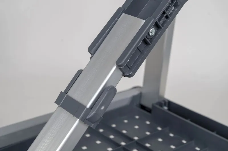 Bo-Camp 130 X 85 Inklapbare Picknicktafel - Grijs - Afbeelding 6