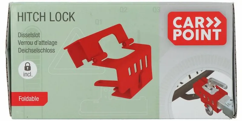 Carpoint Deelbaar Disselslot Deelbaar - Inclusief Discusslot