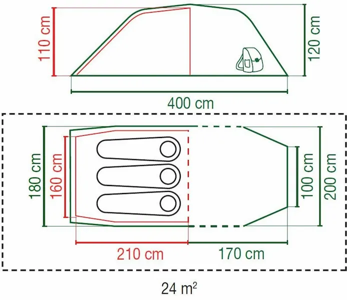 Coleman Laramie Blackout Tunneltent - 2 Persoons - Afbeelding 9