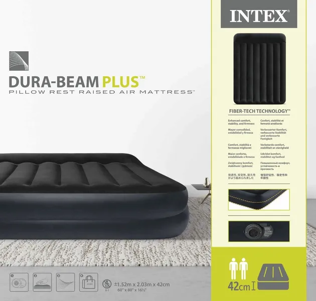 Intex Pillow Rest Raised Luchtbed - Queensize (152 Cm) - Afbeelding 10