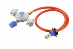 CADAC Dual Power Pak Gasdrukregelaar - Met Gasslang Van 85 Cm