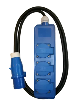 Haba Triple-unit Doos + CEE-stekker 1,5m