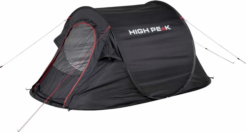 High Peak Vision 2 Pop-up Tent - 2 Persoons - Zwart - Afbeelding 4