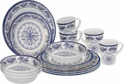 Bo-Camp Old Dutch Melamine Serviesset - 16-delig
