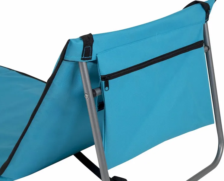 Bo-Camp Lota Strandmat/strandstoel - Blauw - Afbeelding 4