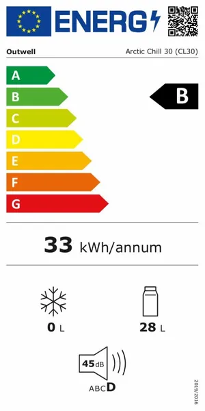 Outwell Arctic Chill 30 Compressor Koelbox - 29 Liter - Blauw - Afbeelding 15