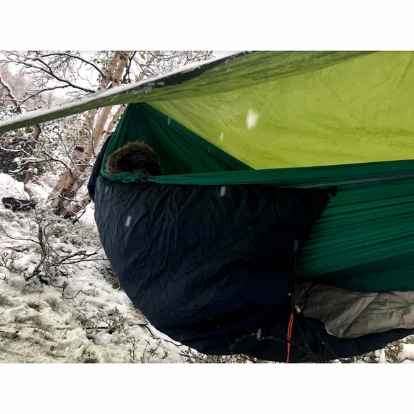 Ticket To The Moon Moonquilt Hangmat Slaapzak - Black/Blue - Afbeelding 2